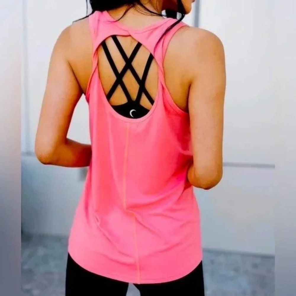 ZYIA Twist Tank Flamingo Size XS